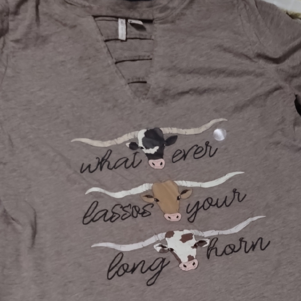 Cato Brown Graphic Short Sleeve Tee